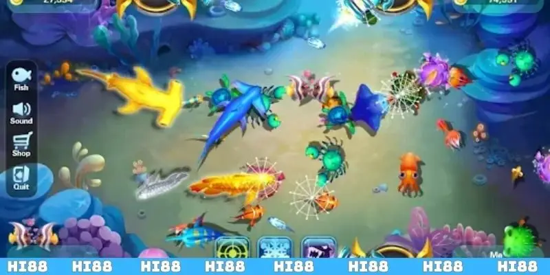 Khám phá sơ lược game Jackpot fishing Hi88 hot hit