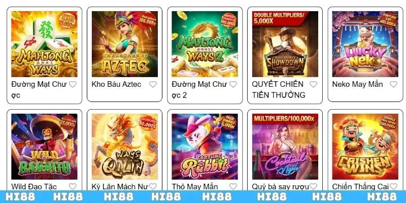 Một số tựa game Nổ Hũ hot hit