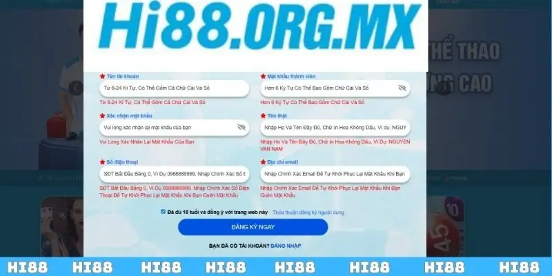 Quy trình đăng nhập Hi88 nhanh chóng với 4 bước