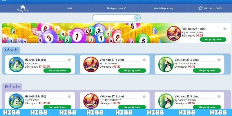 Những hình thức chơi đặc sắc tại sảnh